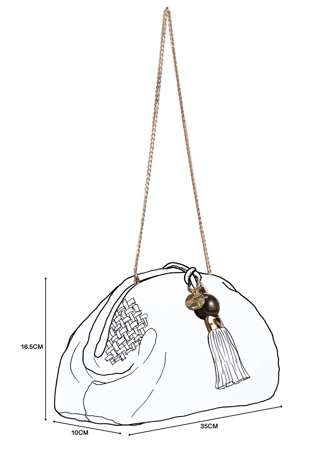 Indigo Oversized Clutch