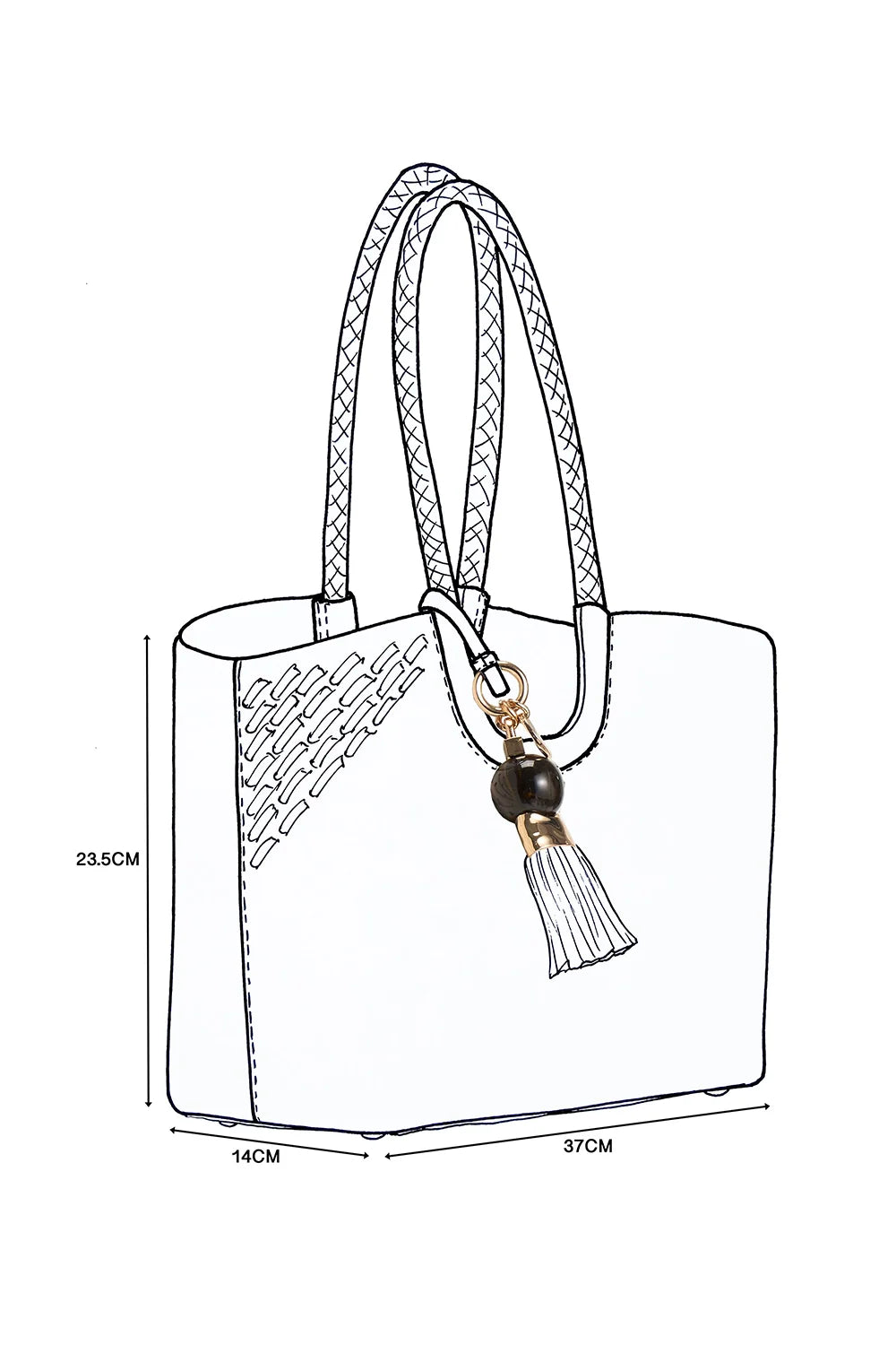 Lillie Whipstitch Tote