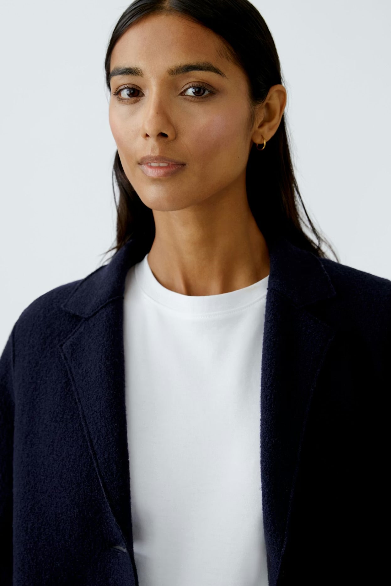 Oui Mayson Coat Navy