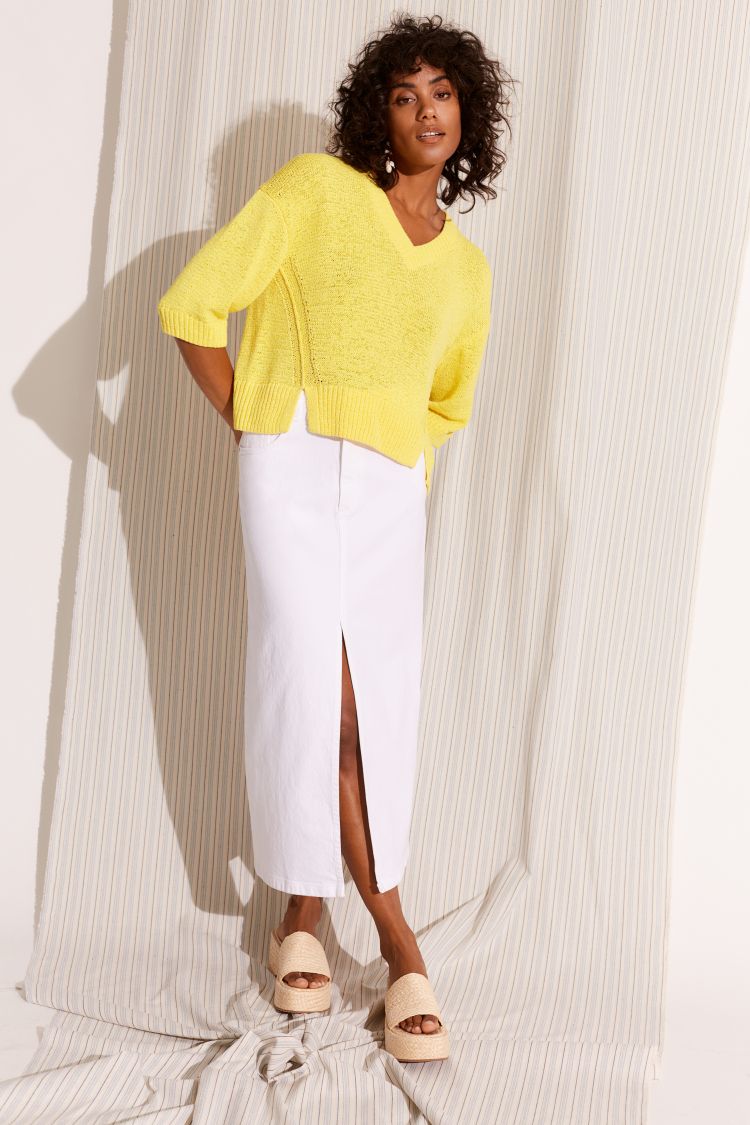 Oui Skirt Denim