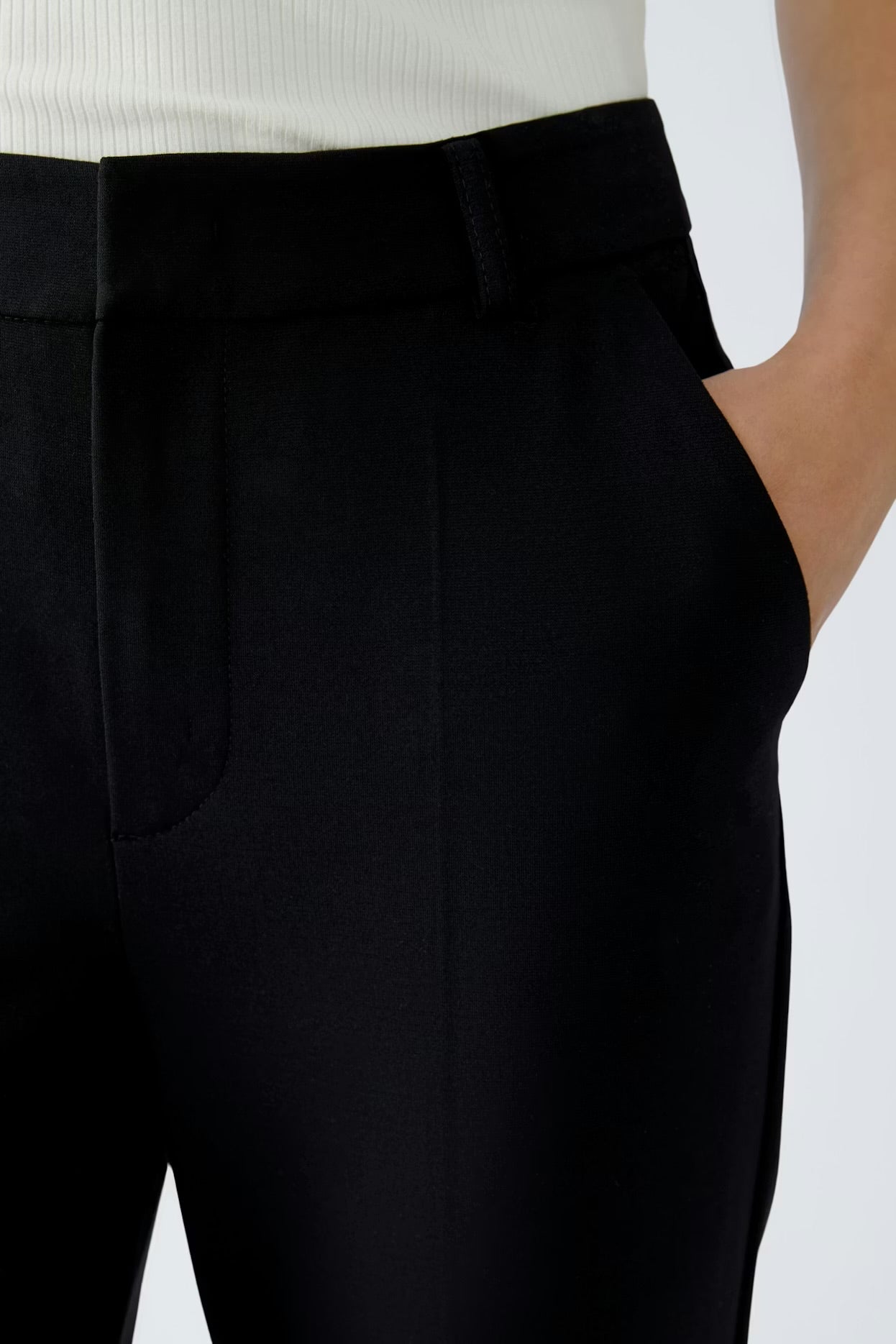 Oui Feylia Trousers Black