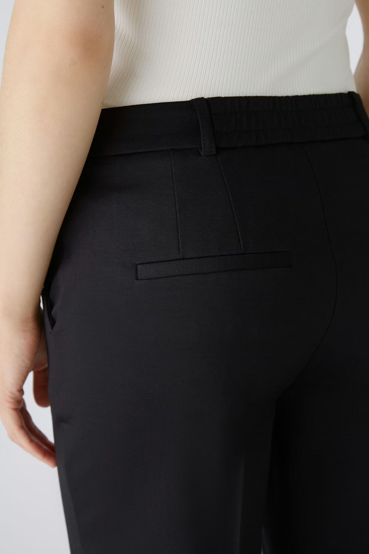 Oui Feylia Trousers Black