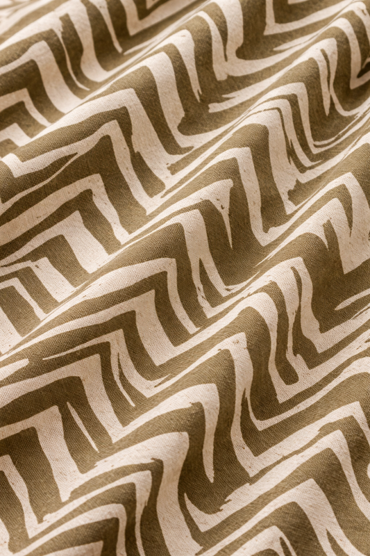 Pomodoro Chevron Dress