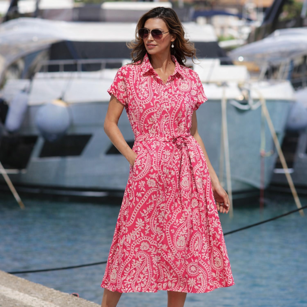 Pomodoro Paisley Dress
