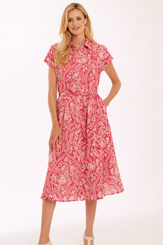 Pomodoro Paisley Dress