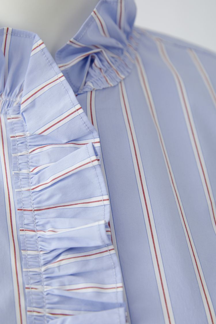 Oui Blouse Light Blue Rose