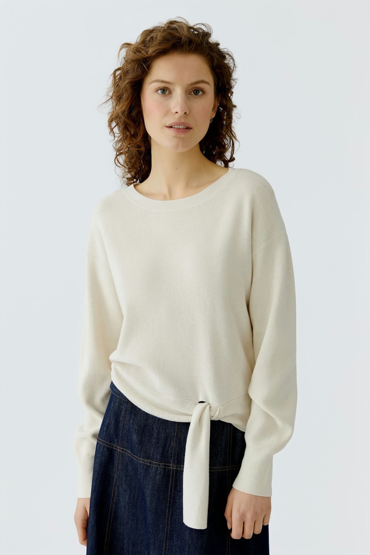 Oui Jumper Tie Front