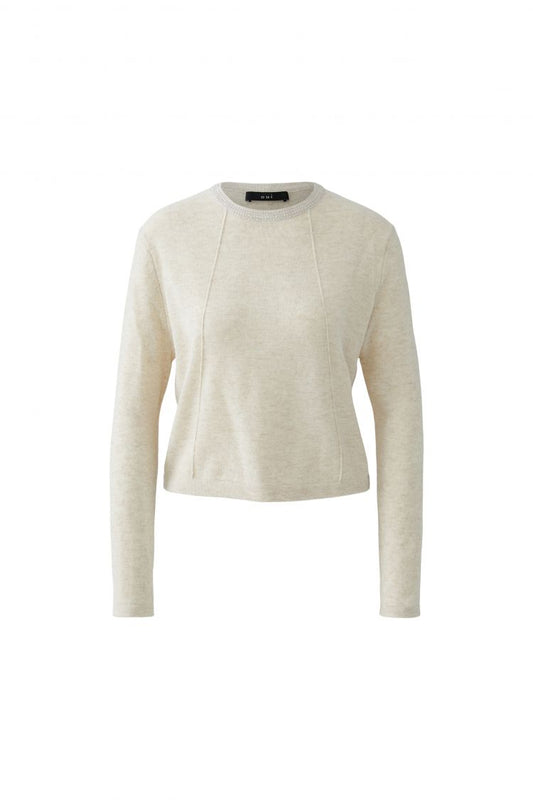 Oui Jumper Diamanté Detail