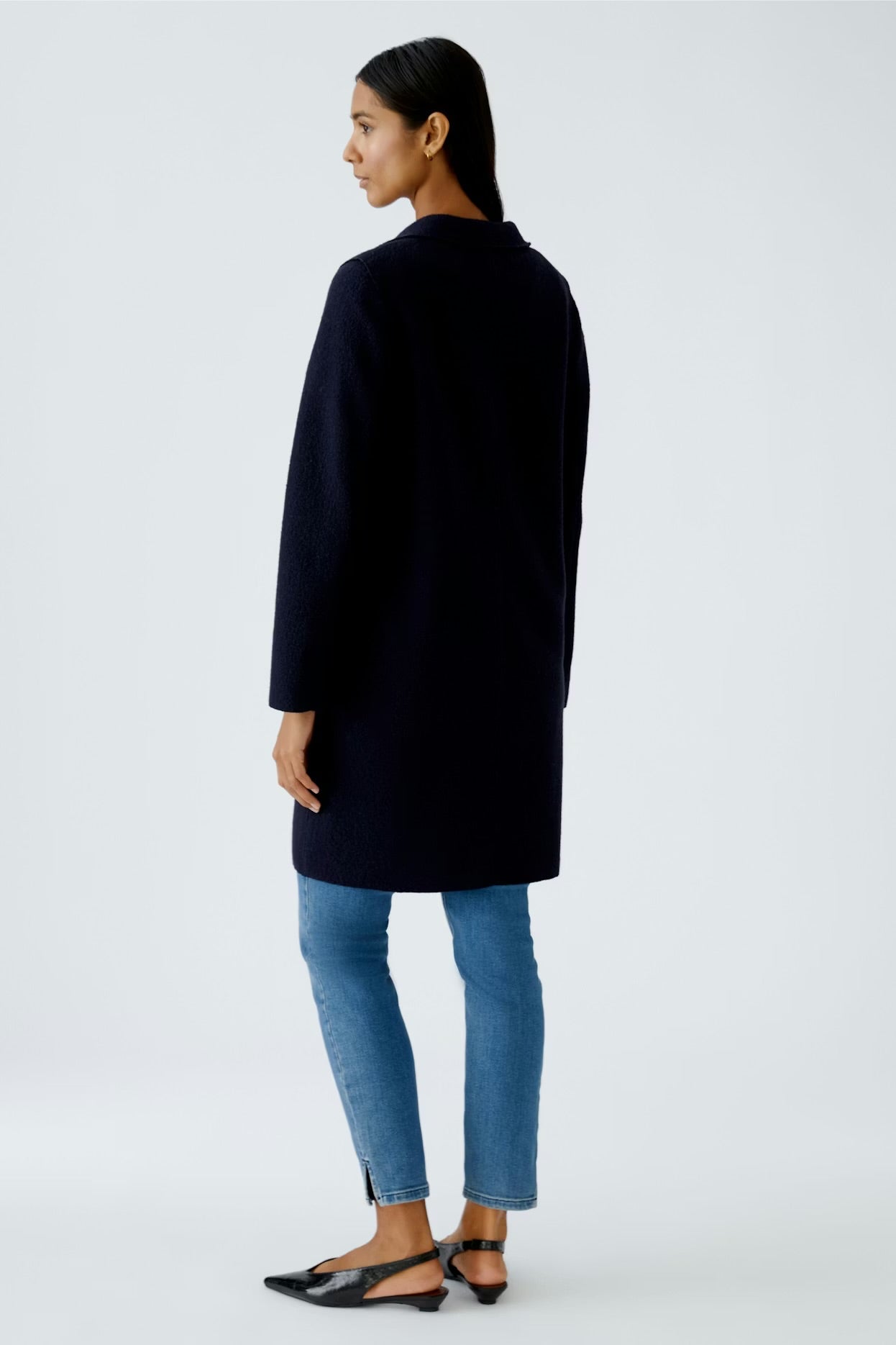Oui Mayson Coat Navy