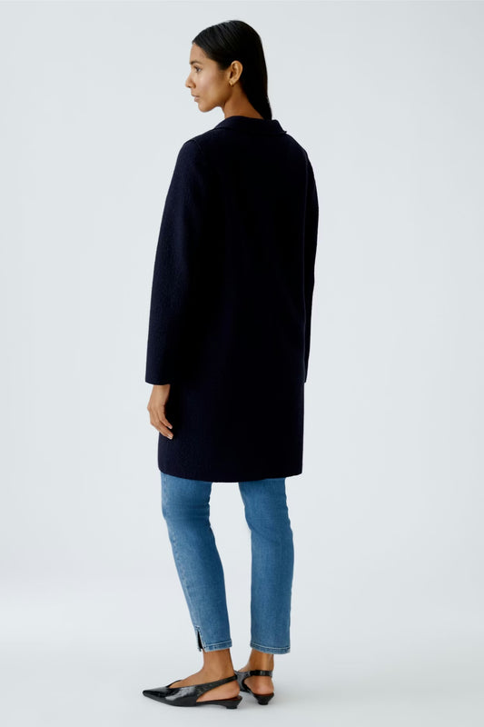 Oui Mayson Coat Navy