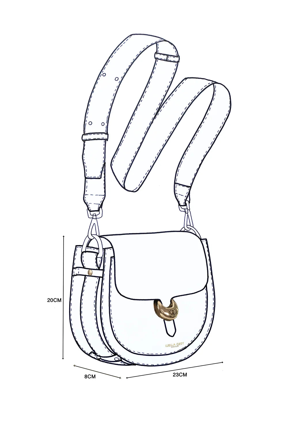 Venetia Saddle Crossbody