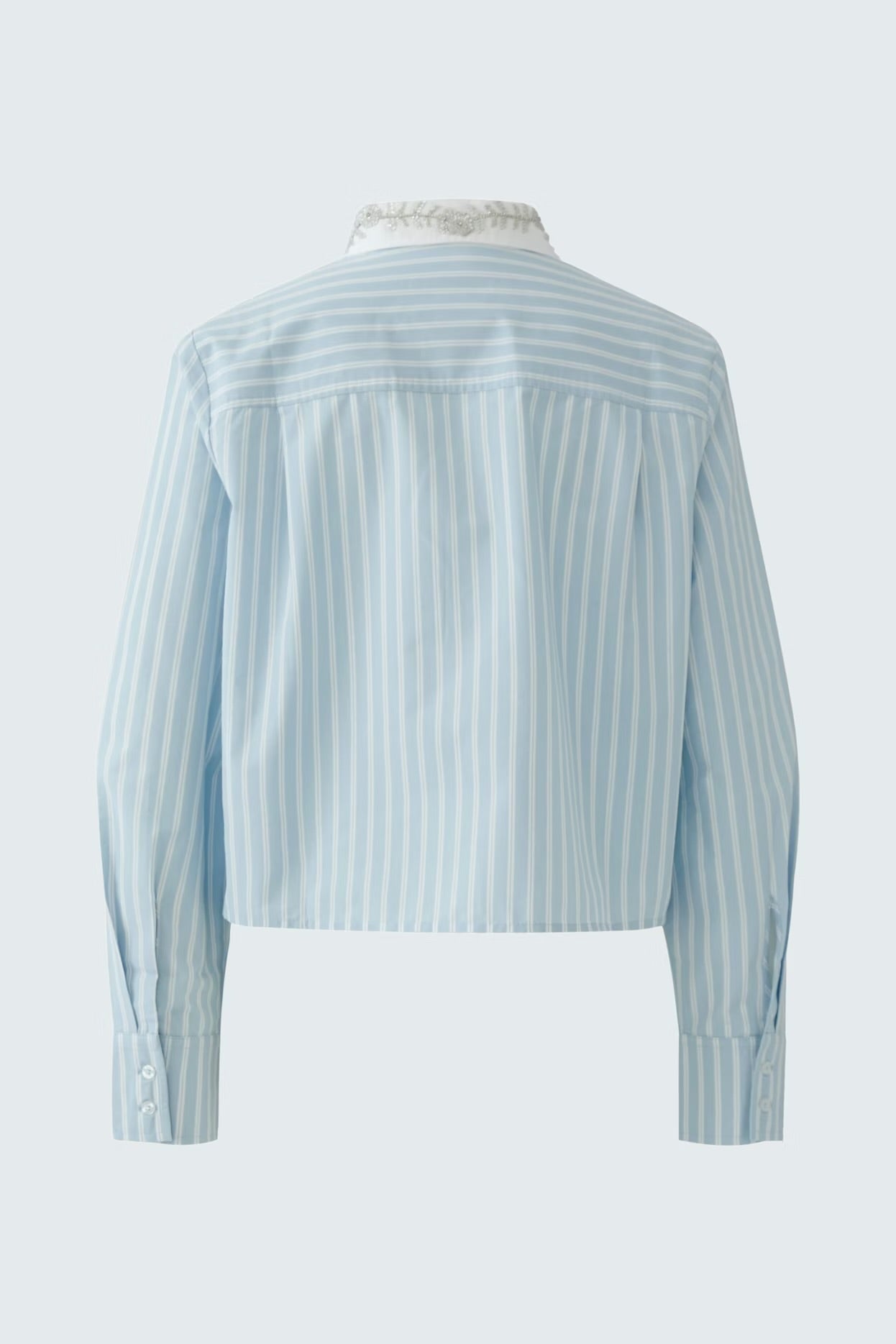 Oui Blouse Blue White