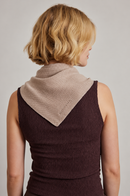 Merino Wool Triangular Scarf