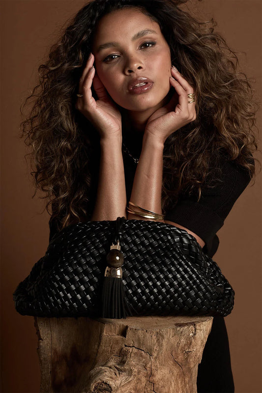 Indigo Oversized Clutch