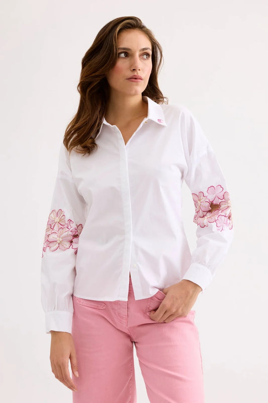 Leo & Ugo Floral Detail Shirt