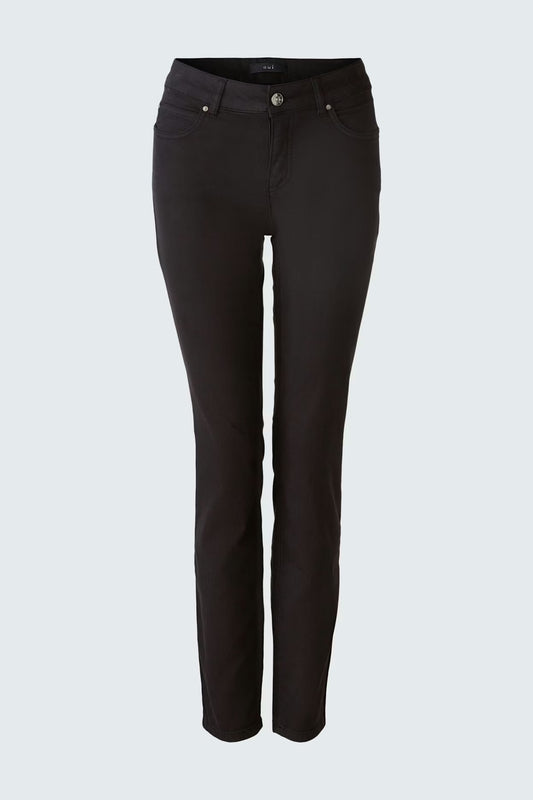 Oui Baxtor Cropped Jeggings Black