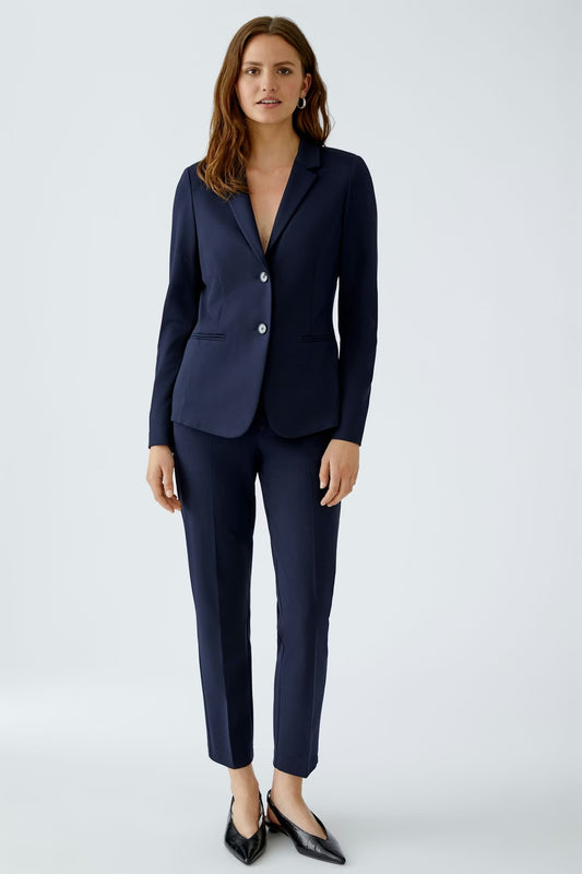Oui Feylia Trousers Navy