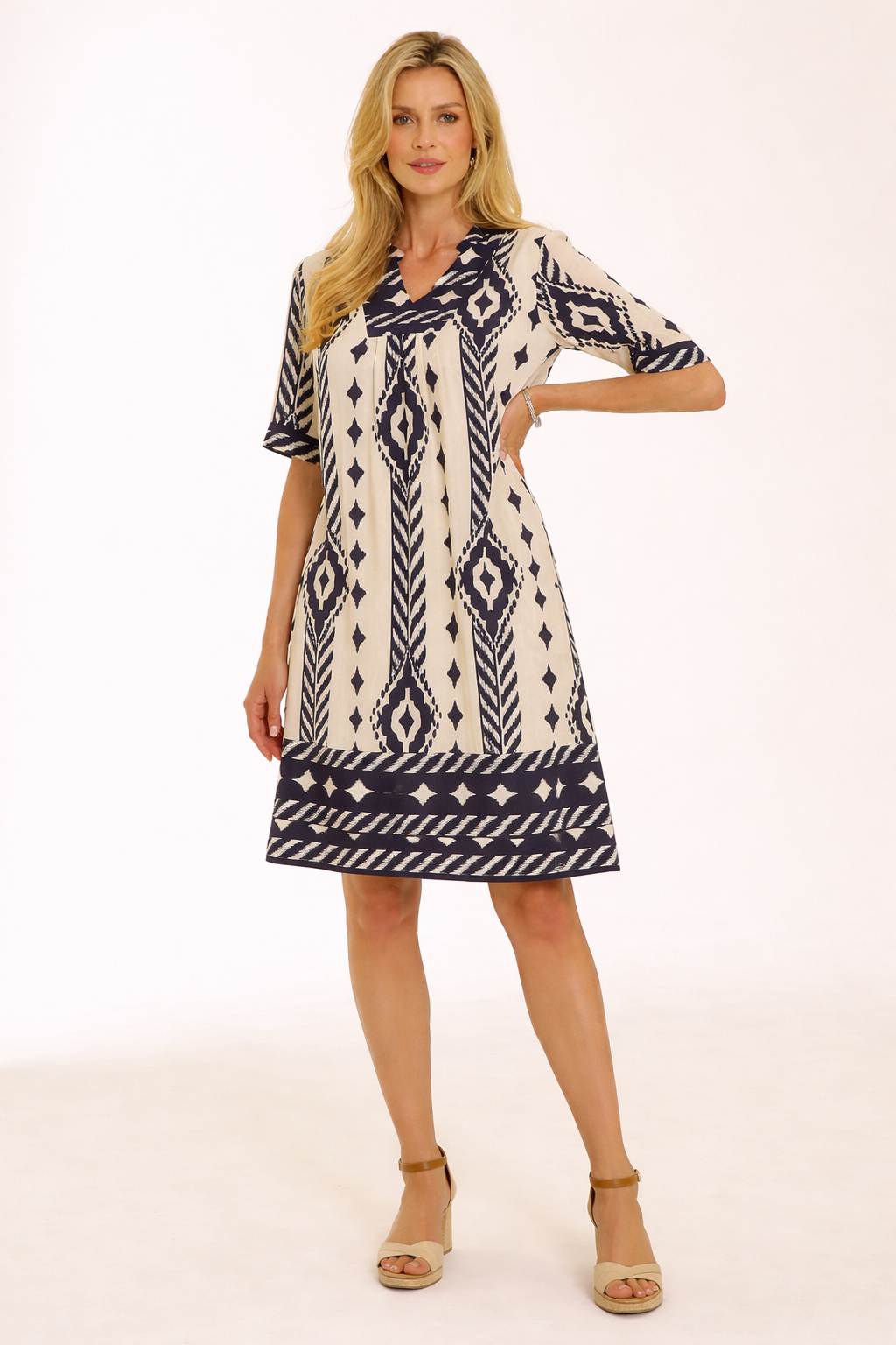 Pomodoro Negative Positive Tunic Dress