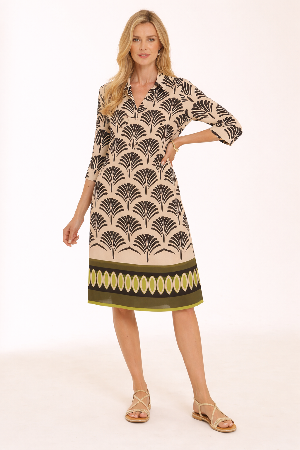 Pomodoro Fam Border Dress