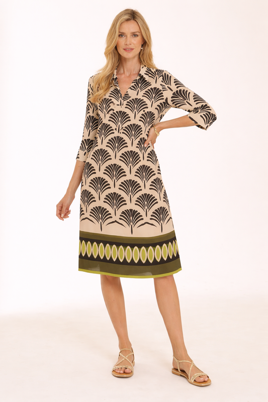 Pomodoro Fam Border Dress
