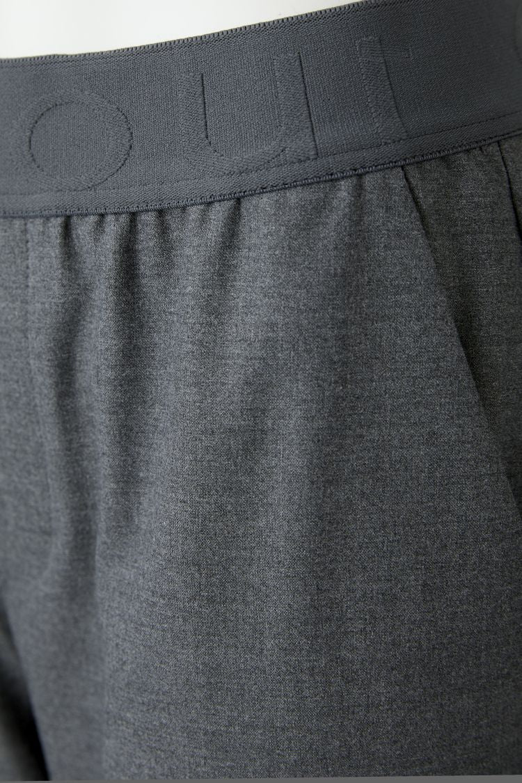 Oui Pull On Trousers Grey